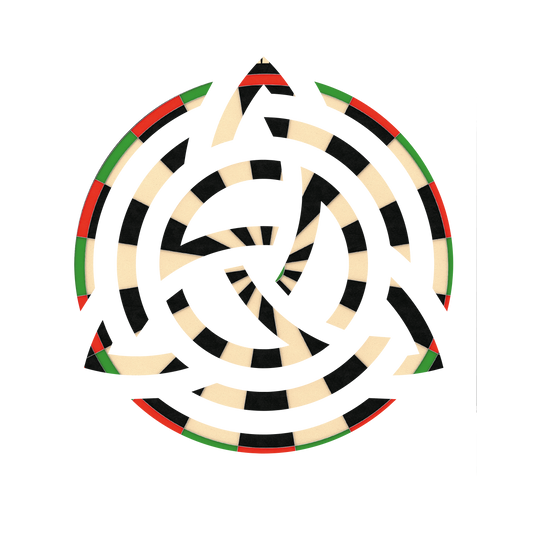 Crop Maze Dart Board DTF