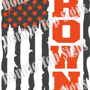 Cleveland Browns Flag - DTF Print