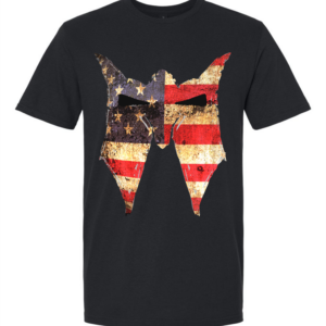 Liberty Warrior Nation 3-D Flag Mask T-Shirt