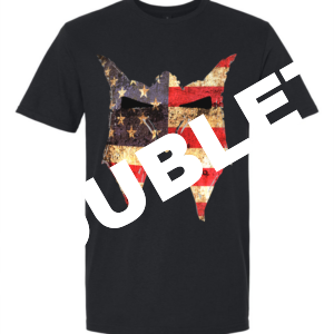 Liberty Warrior Nation 3-D Flag Mask T-Shirt