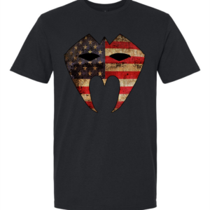 Liberty Warrior Nation Original Flag Mask T-Shirt
