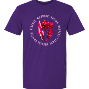 Liberty Warrior Nation Pink Flag T-Shirt