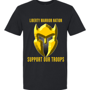 Liberty Warrior Nation Warrior Support Our Troops T-Shirt