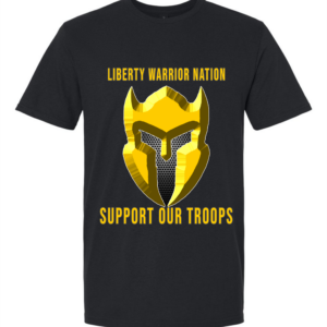 Liberty Warrior Nation Warrior Support Our Troops T-Shirt