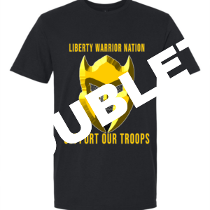 Liberty Warrior Nation Warrior Support Our Troops T-Shirt
