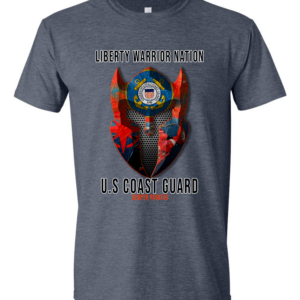 Liberty Warrior Nation Warrior US Coast Guard T-Shirt