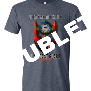 Liberty Warrior Nation Warrior US Coast Guard T-Shirt