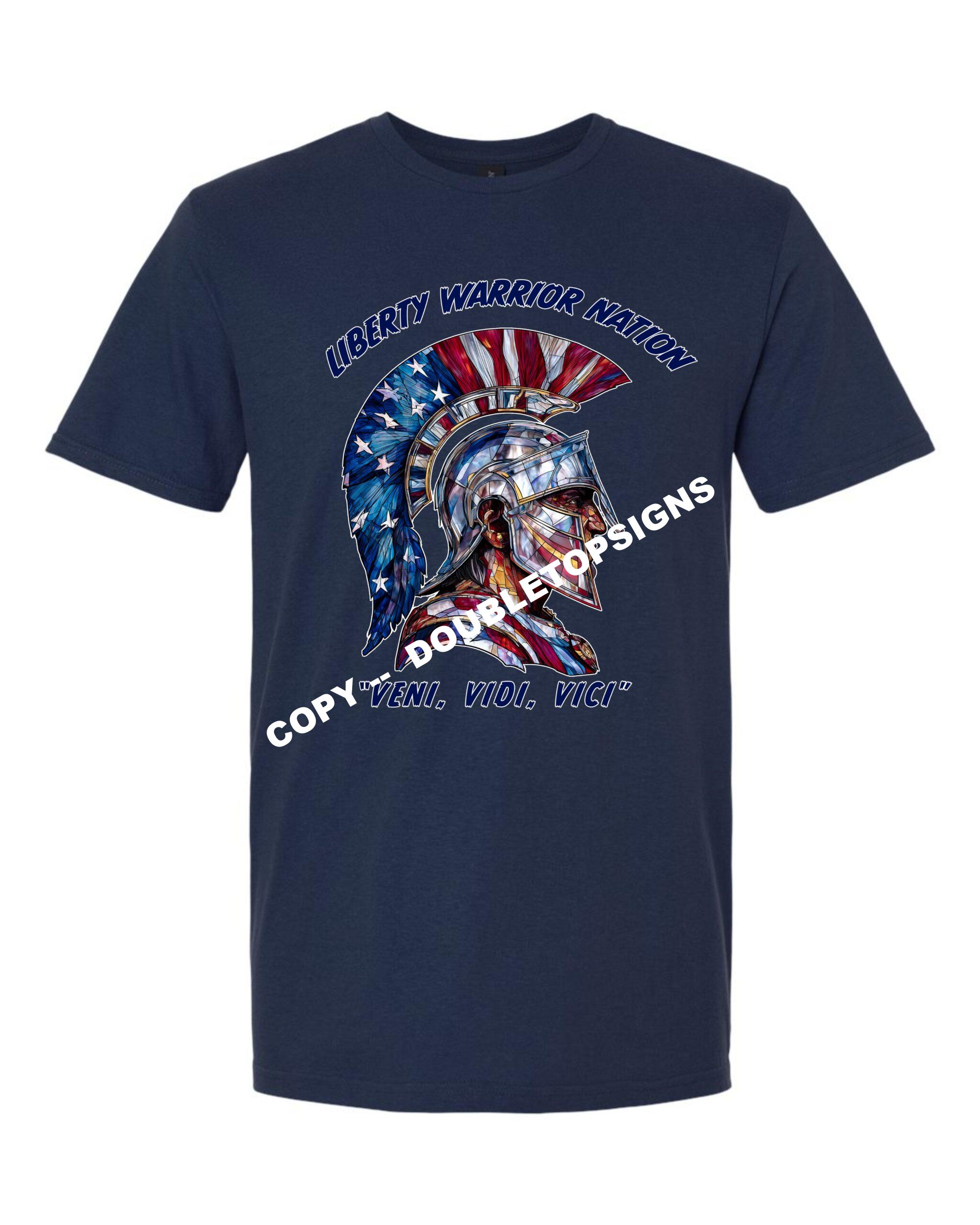 Liberty Warrior Nation Veni, Vidi, Vici T-Shirt