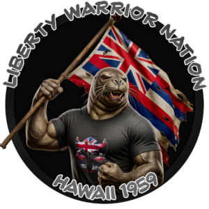 Liberty Warrior Nation Animal Series Hawaii UV Sticker