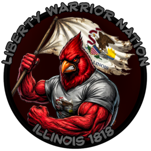 Liberty Warrior Nation Animal Series Illinois UV Sticker