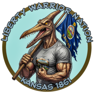 Liberty Warrior Nation Animal Series Kansas v1 UV Sticker