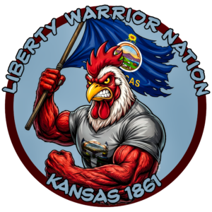 Liberty Warrior Nation Animal Series Kansas v1 UV Sticker