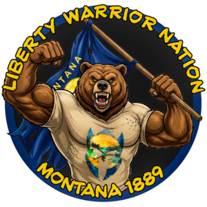 Liberty Warrior Nation Animal Series Montana UV Sticker