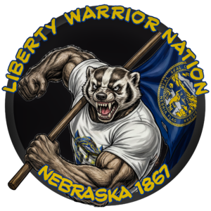 Liberty Warrior Nation Animal Series Nebraska UV Sticker