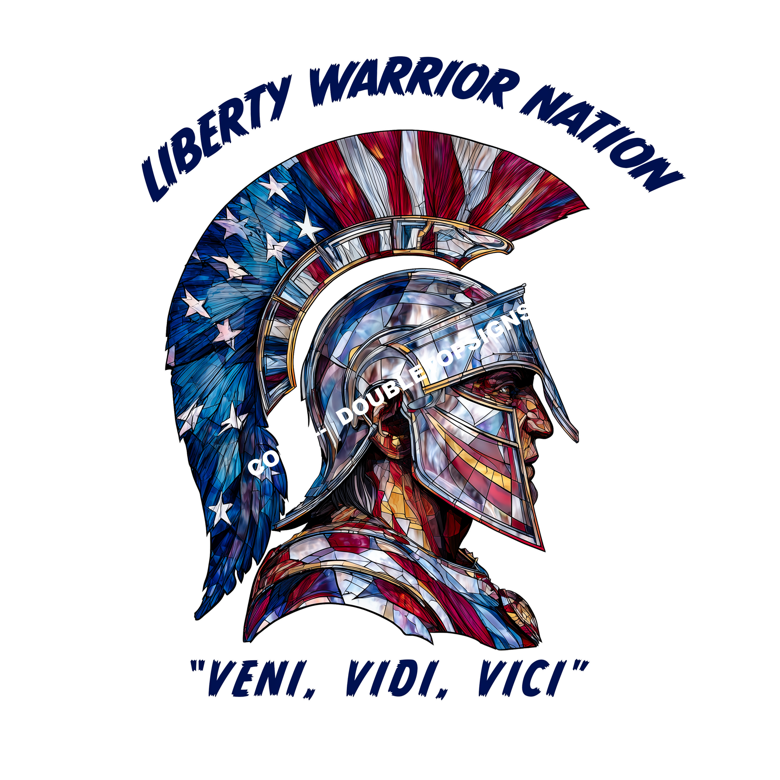 Liberty Warrior Nation Veni, Vidi, Vici UV Sticker