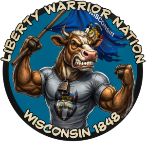 Liberty Warrior Nation Animal Series Wisconsin UV Sticker