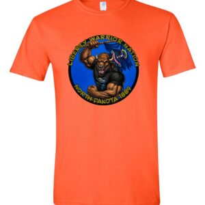 Liberty Warrior Nation North Dakota Animal State T-Shirt