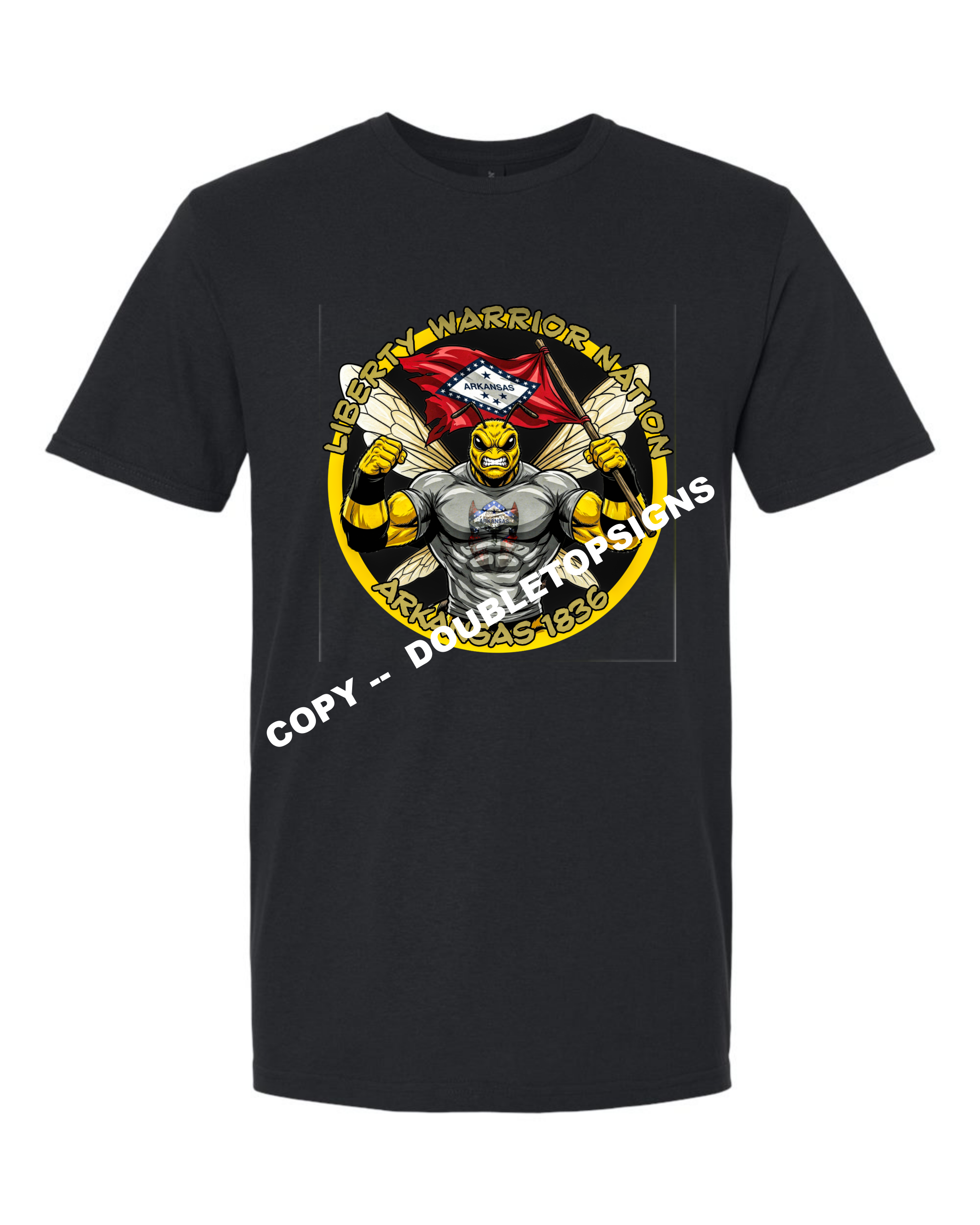 Liberty Warrior Nation Arkansas Animal State T-Shirt