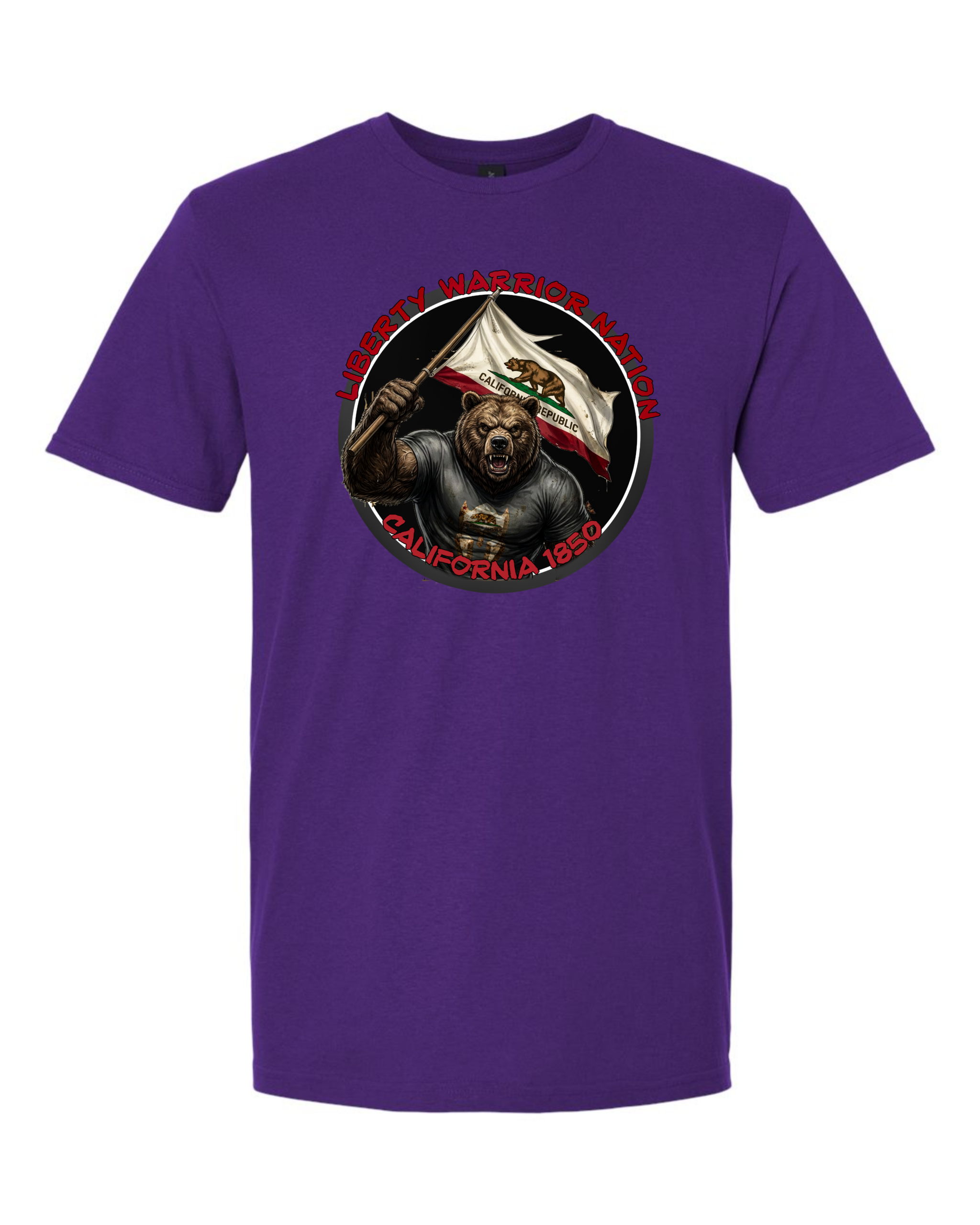 Liberty Warrior Nation California Animal State T-Shirt