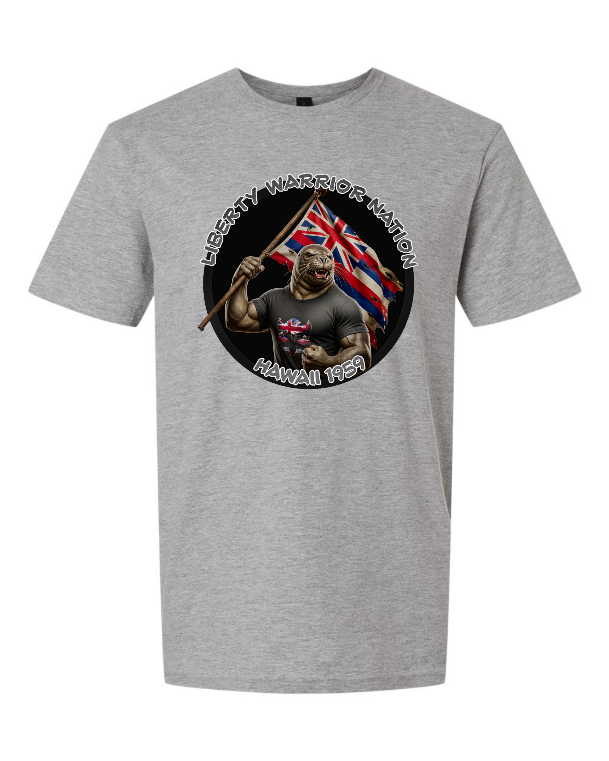 Liberty Warrior Nation Hawaii Animal State T-Shirt