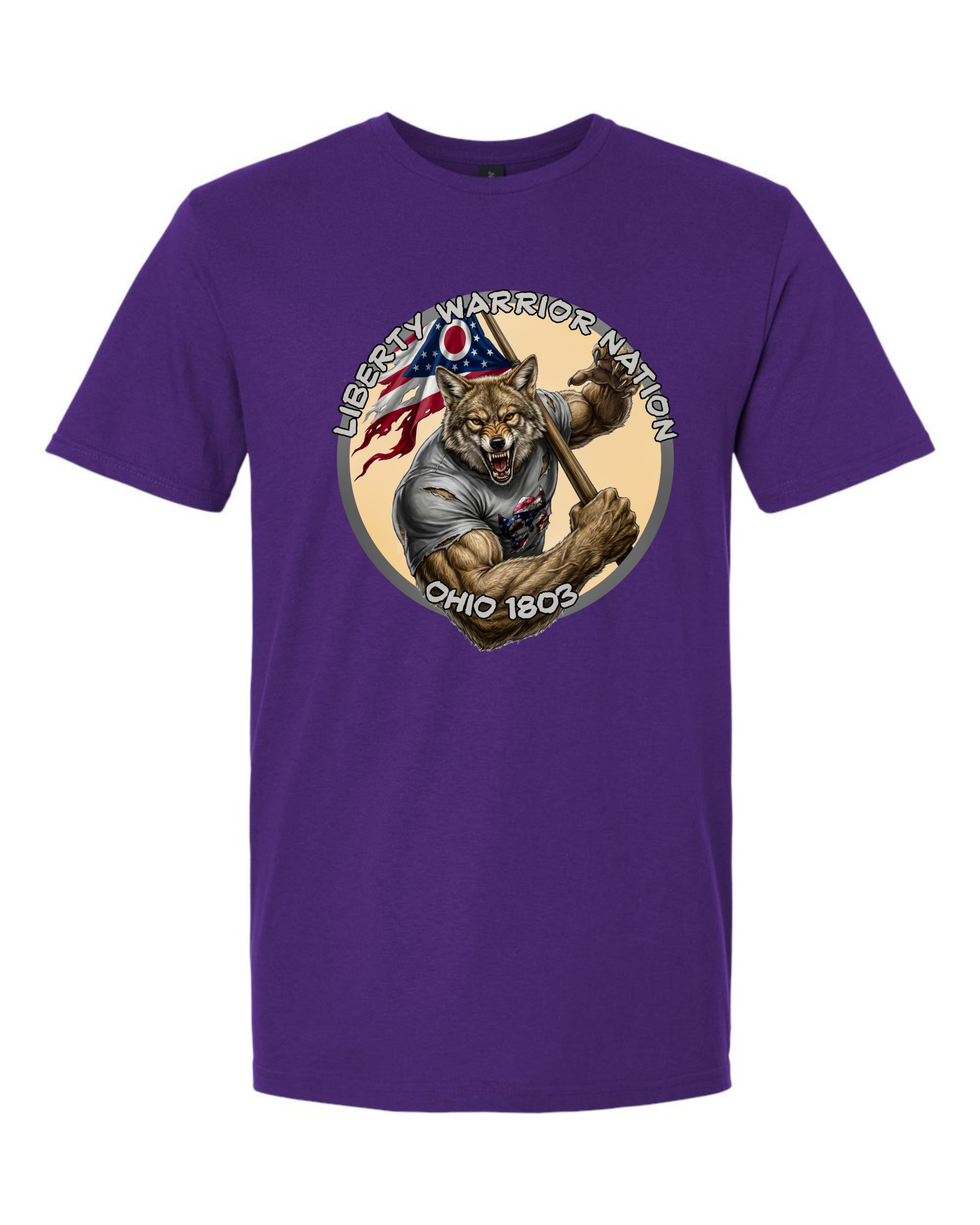 Liberty Warrior Nation Ohio Animal State T-Shirt