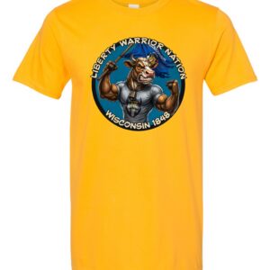 Liberty Warrior Nation Wisconsin Animal State T-Shirt