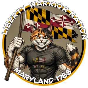 Liberty Warrior Nation Animal Series Maryland UV Sticker