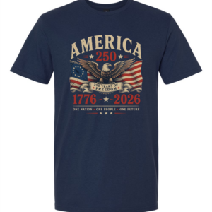 America 250 Eagle and Flag T-Shirt