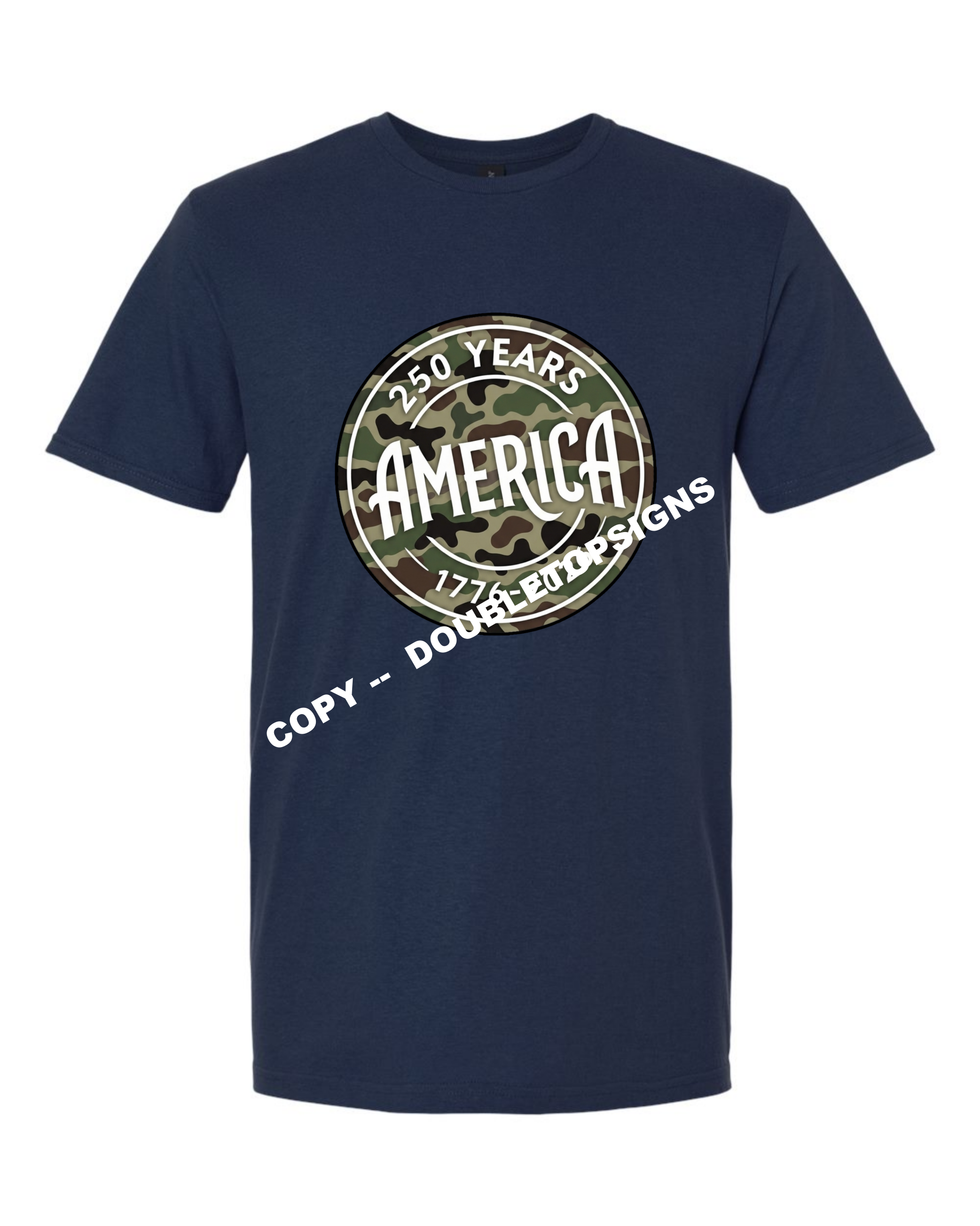 America 250 Years Camo T-Shirt