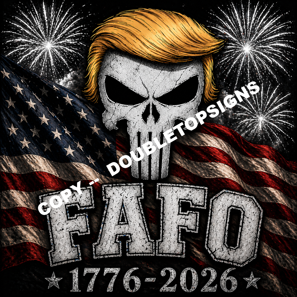 The Trump Punisher FAFO DTF Print