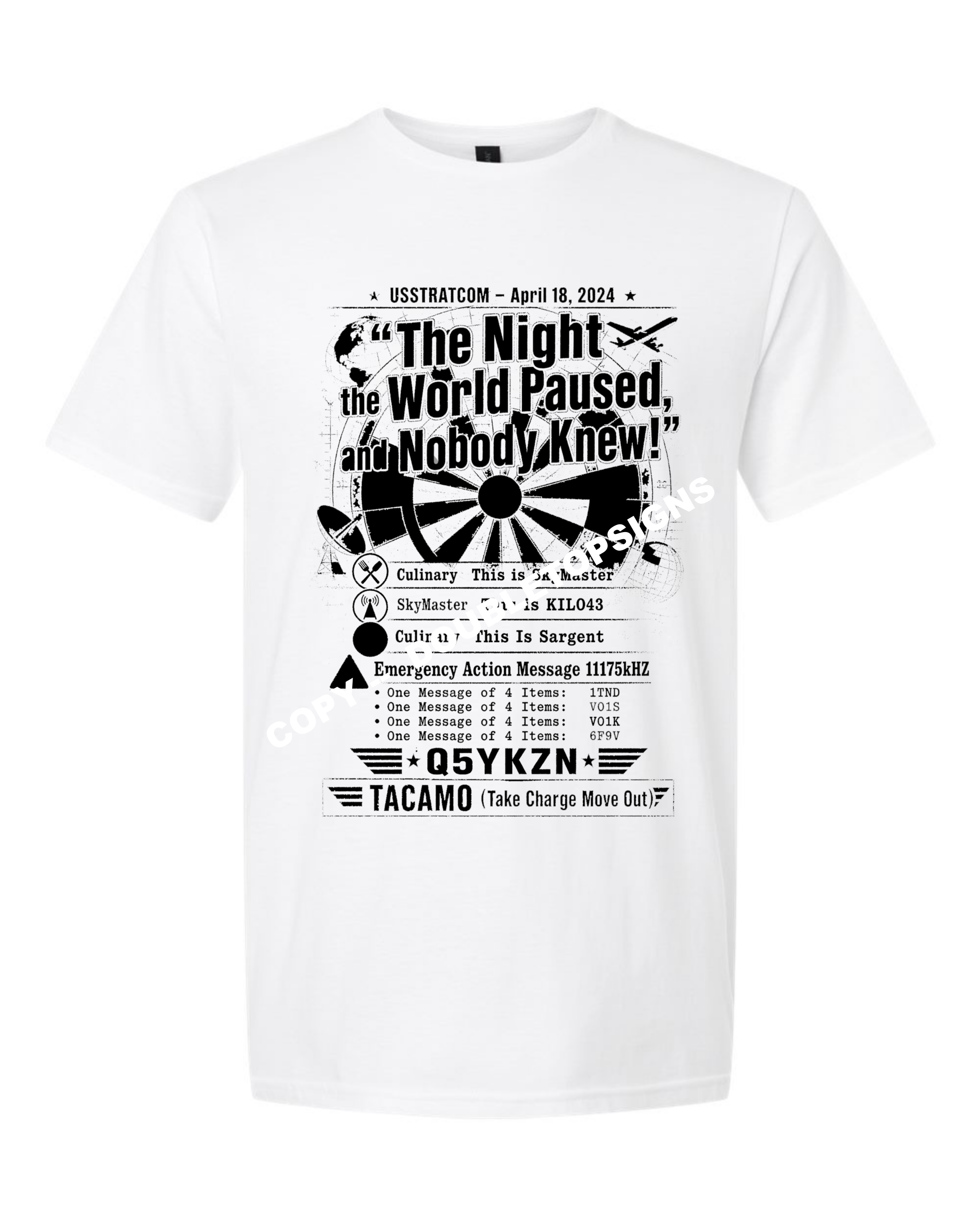 USSTRATCOM Culinary Night EAMs v3 T-Shirt