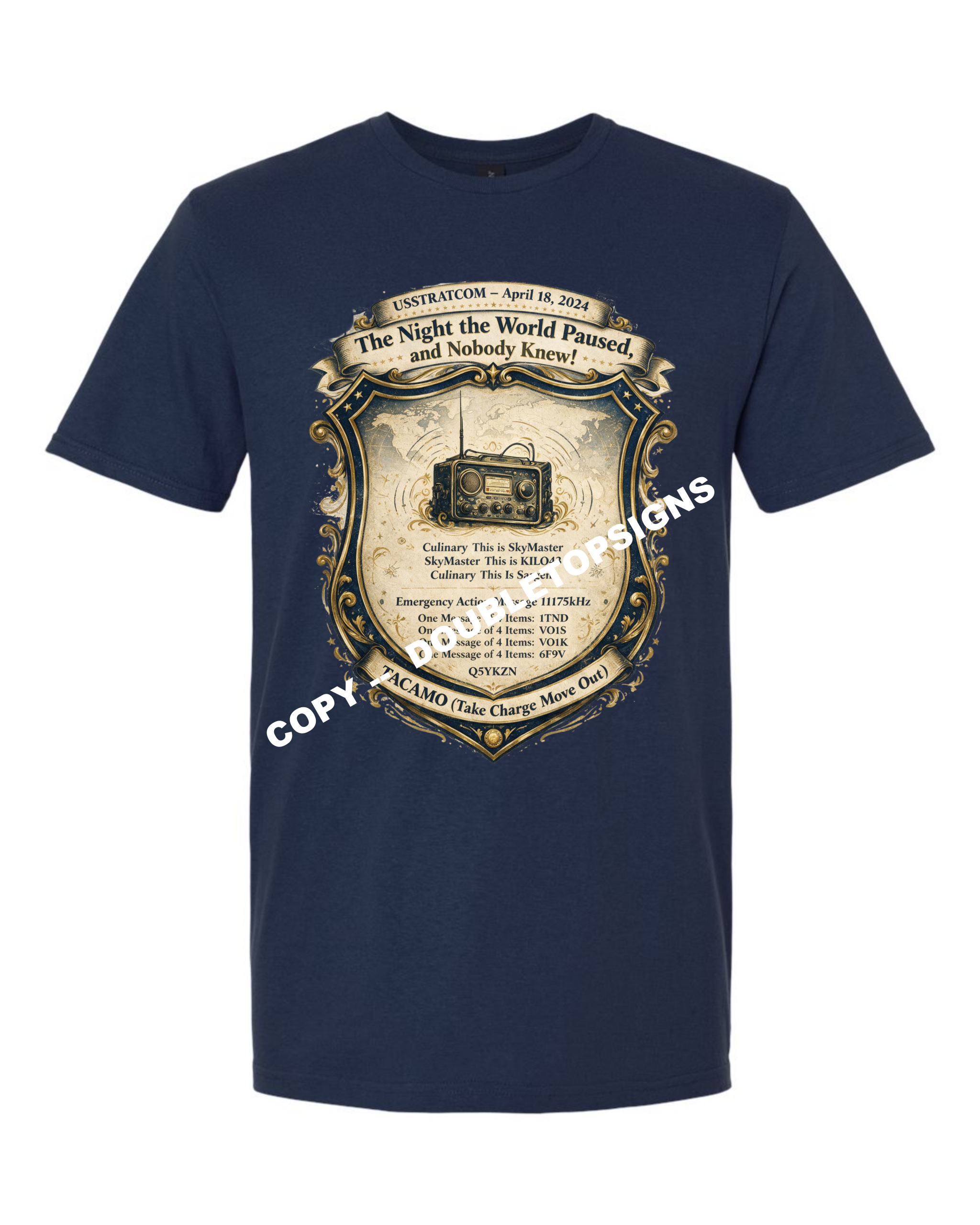 USSTRATCOM Culinary Night EAMs v4 T-Shirt