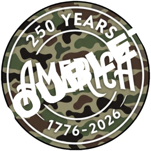 America 250 Camo DTF Print