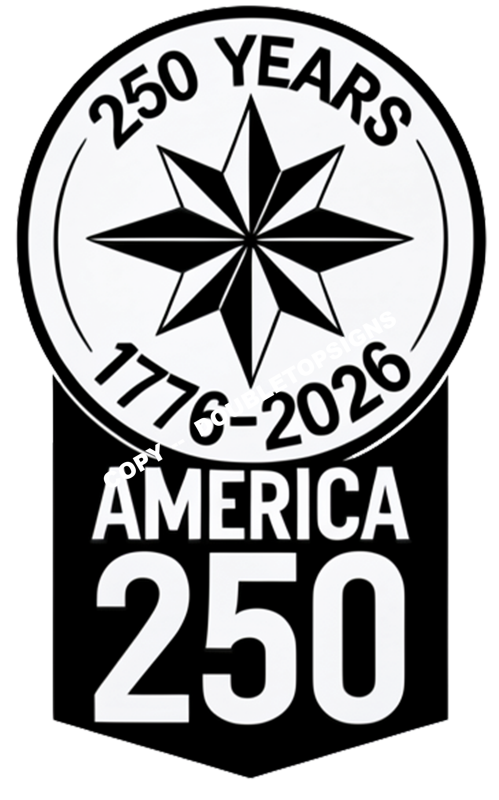 America 250 Compass DTF Print