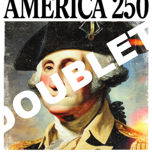 America 250 Portrait George Washington DTF Print