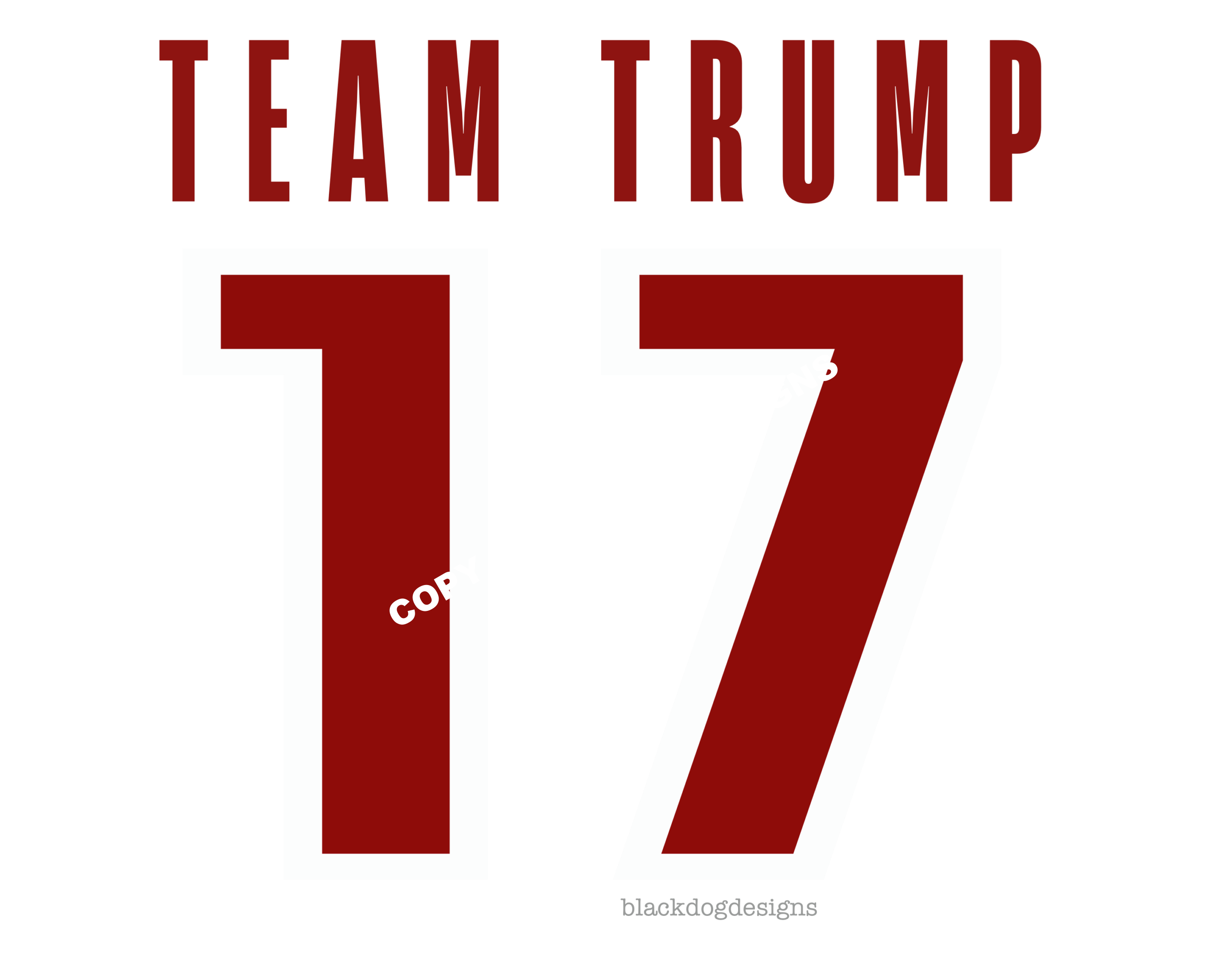 Team Trump 17 v2 DTF Print