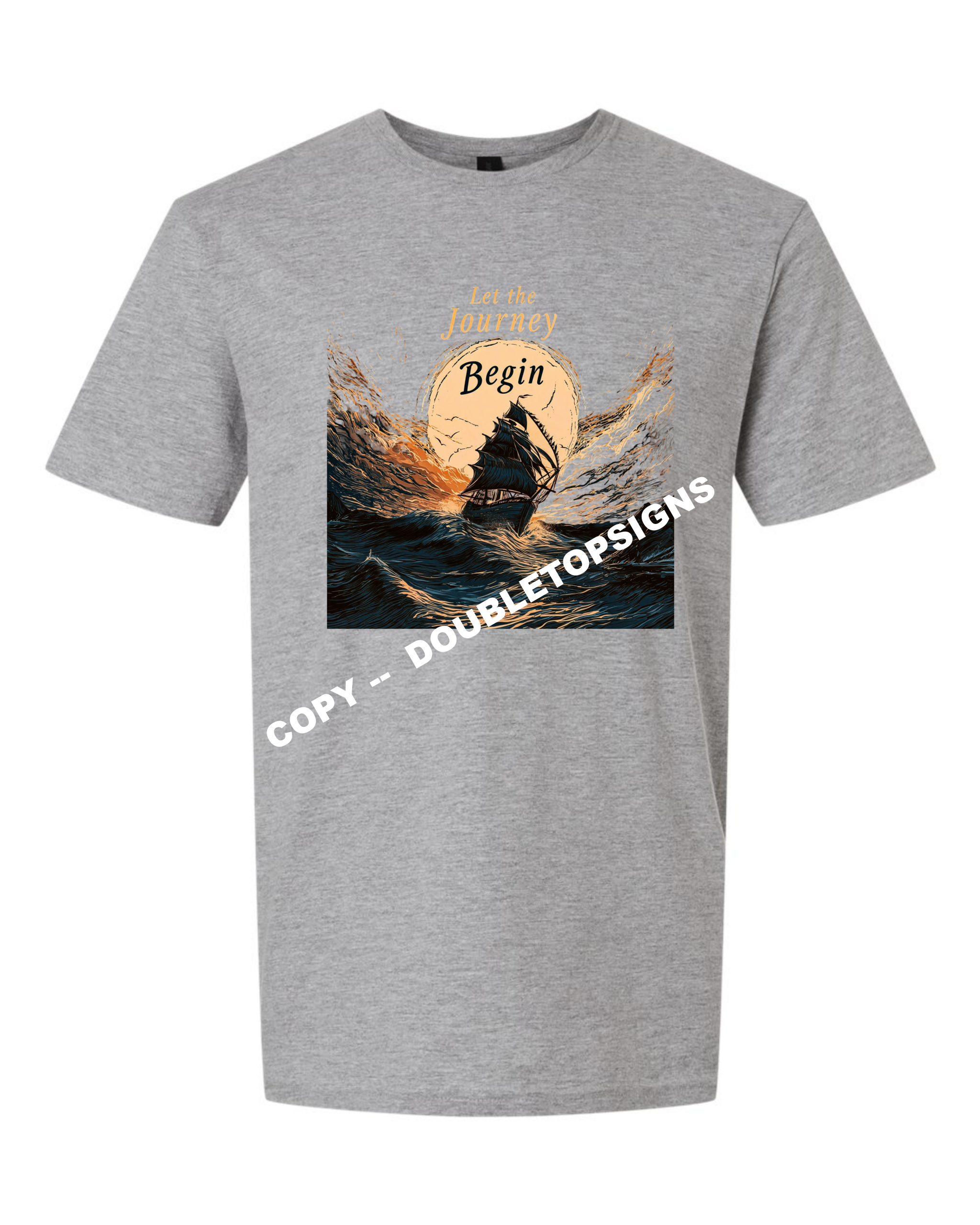 US Navy Let The Journey Begin T-Shirt