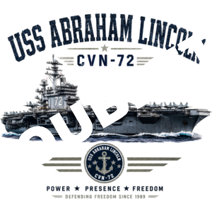 Us Navy USS Abraham Lincoln DTF Print