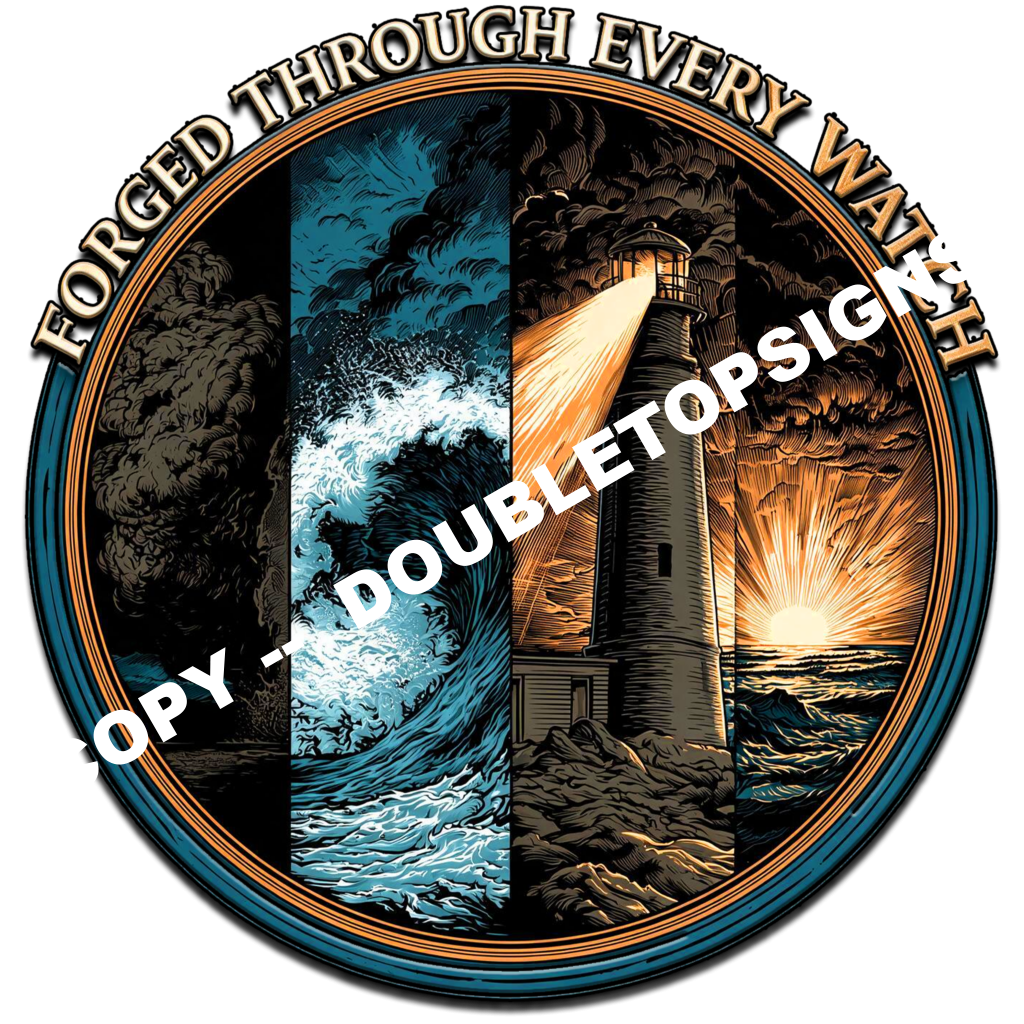 Forged Through Every Watch DTF Print